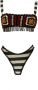 F**k Bikini Set 2-Delig Multicolor Dames - Thumbnail 2