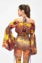 F**k Stijlvolle Crop Top Multicolor Dames - Thumbnail 3