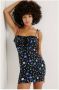 For Love & Lemons Mini robin dress Zwart Dames - Thumbnail 2