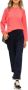 Forte Roze Rib Ronde hals Sweater Pink Dames - Thumbnail 2