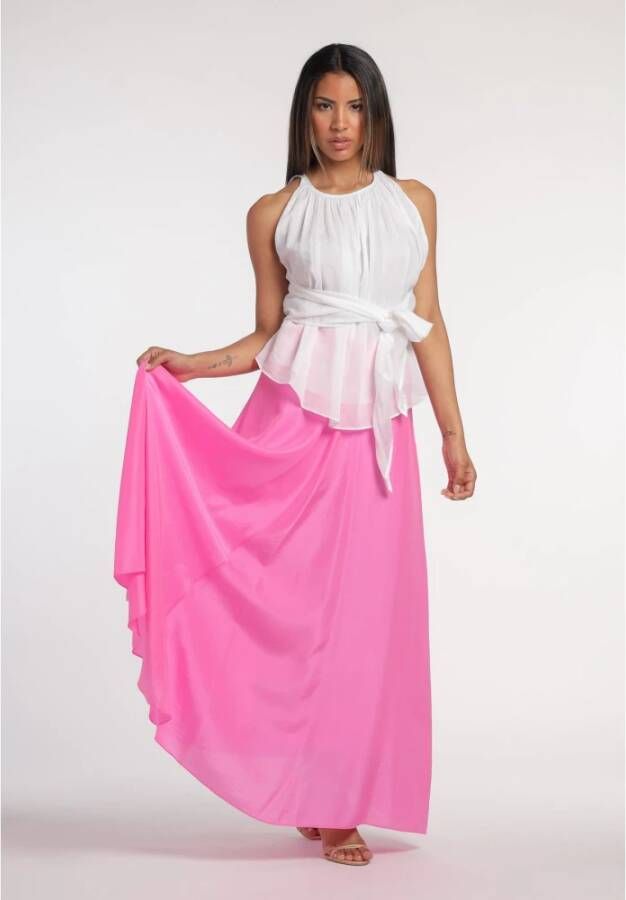 Forte Maxi Skirts Roze Dames