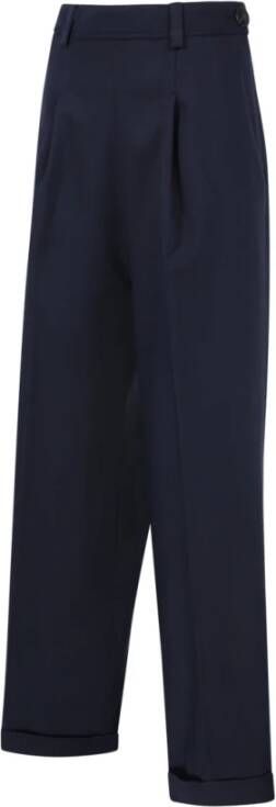 Forte Trousers Blauw Dames