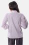 Fracomina Regular Poplin Overhemd met Mandarin Kraag en Pofmouwen White Dames - Thumbnail 2