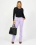 Fracomina Trousers Purple Dames - Thumbnail 2