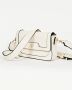 Fracomina Witte Baguette Stijl Tas met Metalen Details White Dames - Thumbnail 2