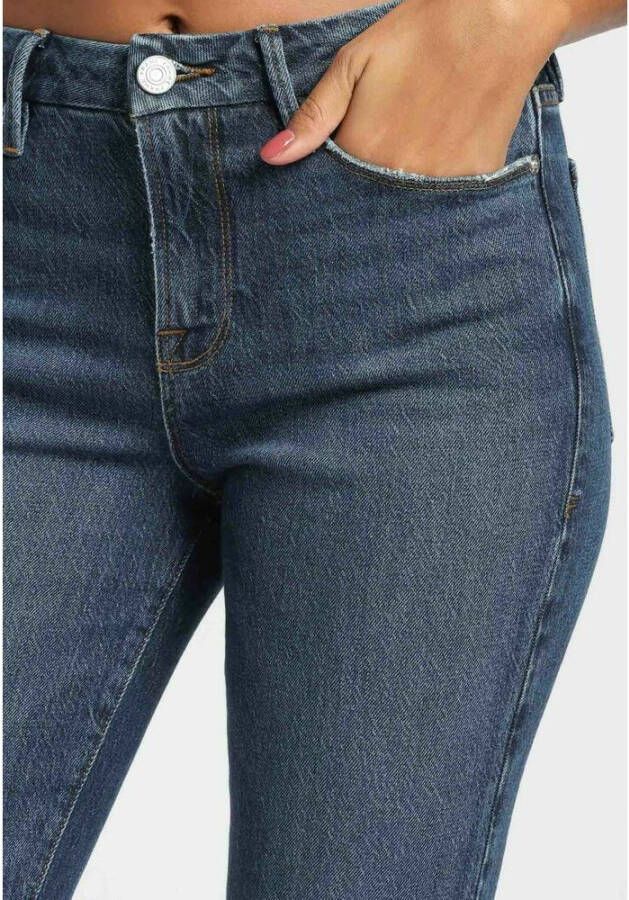 Frame Bijgesneden jeans Blauw Dames