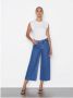 Frame Jeans High Rise Wide Crop Blauw Dames - Thumbnail 2