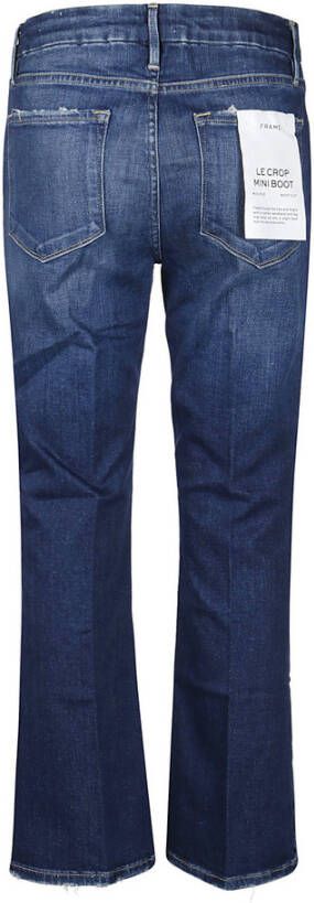 Frame Le crop mini boot biologisch afbreekbare jeans Blauw Dames
