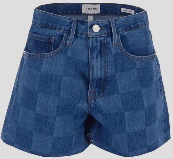 Frame Short Shorts Blauw Dames