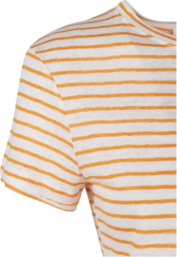 Frame T-Shirts Oranje Dames