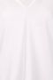 Frame Wit V-Hals Pima Katoenen T-Shirt White Dames - Thumbnail 2