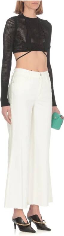 Frame Wide Trousers Wit Dames