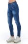 Frankie Morello Tijdloze Denim Jeans Verfijnde Stijl Blue Dames - Thumbnail 2