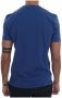Frankie Morello Stijlvol blauw ruitermotief katoenen T-shirt Blue Heren - Thumbnail 2