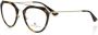 Frankie Morello Chic Aviator Tartarugato Brillen Monturen Brown Dames - Thumbnail 2