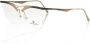 Frankie Morello Clubmaster Metalen Bril Goud Glitter Multicolor Dames - Thumbnail 2