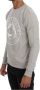 Frankie Morello Grijze Katoenen Crewneck Sweater met Morellosaurs Logo Grijs Heren - Thumbnail 2