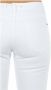 Frankie Morello Bikerstijl Lage Taille Multifunctionele Broek White Dames - Thumbnail 2