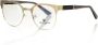 Frankie Morello Klassieke Leren Schoudertas met Elegant Goudkleurig Hardware Yellow Dames - Thumbnail 2