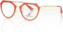 Frankie Morello Leren Crossbody Tas met Goudkleurige Hardware Rood Dames - Thumbnail 2