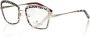 Frankie Morello Multicolor Metalen Vierkante Brilmonturen Multicolor Unisex - Thumbnail 2