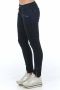 Frankie Morello Bikerstijl Lage Taille Multi-pocket Broek Black Dames - Thumbnail 2