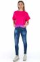 Frankie Morello Tijdloze Denim Jeans Verfijnde Stijl Blue Dames - Thumbnail 3