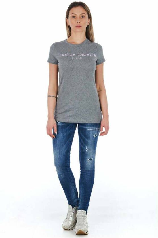 Frankie Morello Slim-fit jeans Blauw Dames
