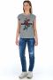 Frankie Morello Vintage Denim Jeans Multifunctionele Zakken Blue Dames - Thumbnail 2