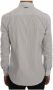 Frankie Morello White Blue Striped Casual Cotton Regular Fit Overhemd Blauw Heren - Thumbnail 2