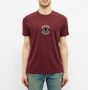Fred Perry Authentiek Geborduurd Schild T-Shirt Rood Heren - Thumbnail 2