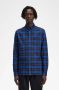 Fred Perry Casual Oxford Tartan Overhemd Blauw Heren - Thumbnail 2
