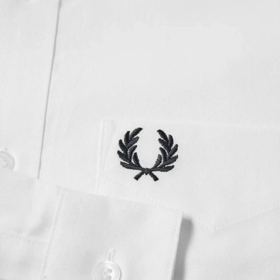 Fred Perry Casual overhemd Wit Heren