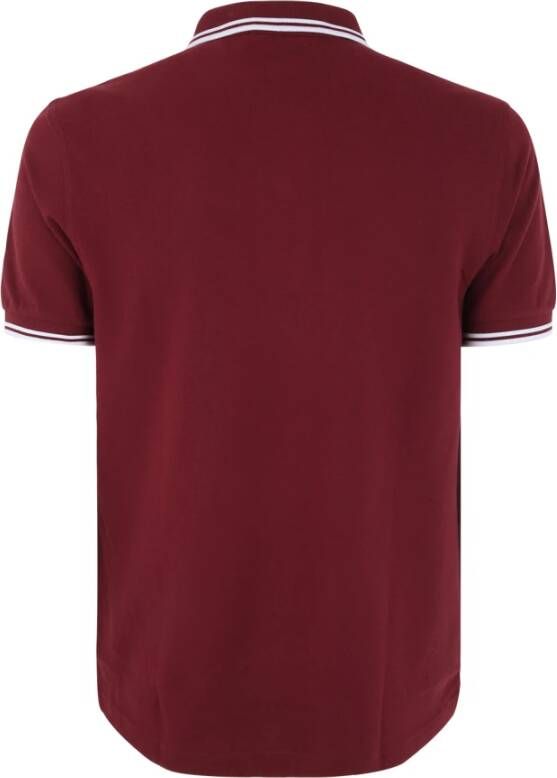 Fred Perry Twin Tipped Shirt Rood Heren