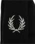 Fred Perry Zwarte truien met hoge kraag en logo Black Heren - Thumbnail 2