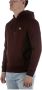Fred Perry Hoodie Logo Bordeaux Rood Heren - Thumbnail 4