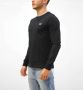Fred Perry T-shirt met lange mouwen met dubbele lijn en M9602 Logo zwart Black Heren - Thumbnail 3