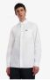 Fred Perry Witte Oxford Overhemd White Heren - Thumbnail 2