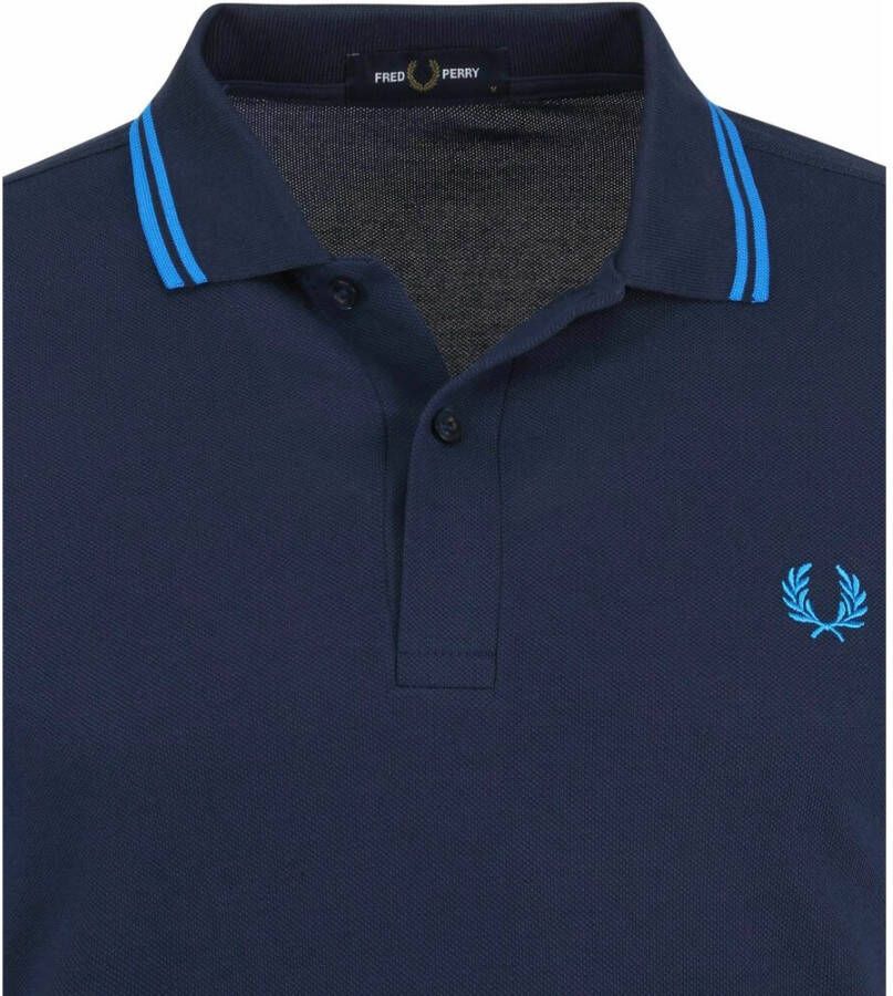 Fred Perry Polo M3600 Donkerblauw - Foto 2