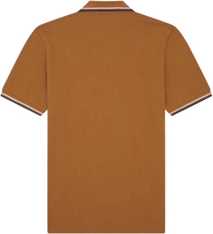 Fred Perry Klassiek Laurel Crown Polo Shirt Bruin Heren