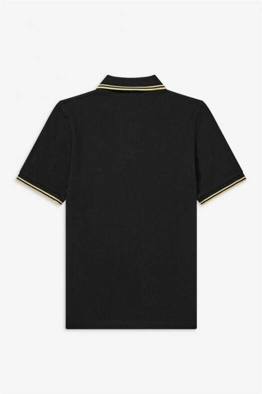 Fred Perry Poolribete met twee strepen Zwart Heren