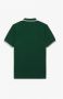Fred Perry Heren M3600 Twin Tipped Donkergroene of Hemelsblauwe Polo Green Heren - Thumbnail 12