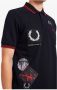 Fred Perry Katoenen Paal Shirt Zwart Heren - Thumbnail 2