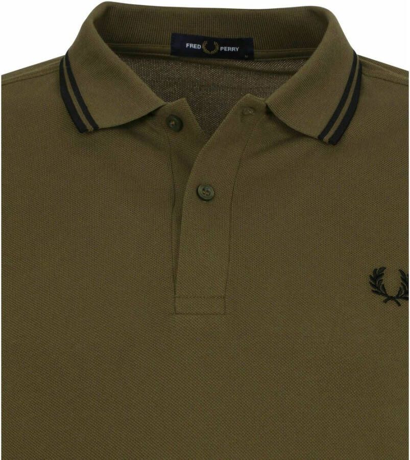 Fred Perry Polo M3600 Green Groen Heren