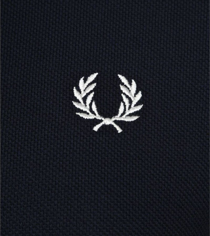 Fred Perry Polo Navy White Blauw Heren