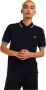 Fred Perry Slim Fit Twin Tipped Polo in Navy Snow White Mar Grass Blue Heren - Thumbnail 14