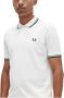 Fred Perry Twin Tipped Shirt Regular Fit White Heren - Thumbnail 2