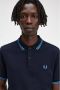 FRED PERRY Heren Polo's & T-shirts Twin Tipped Shirt Donkerblauw - Thumbnail 10