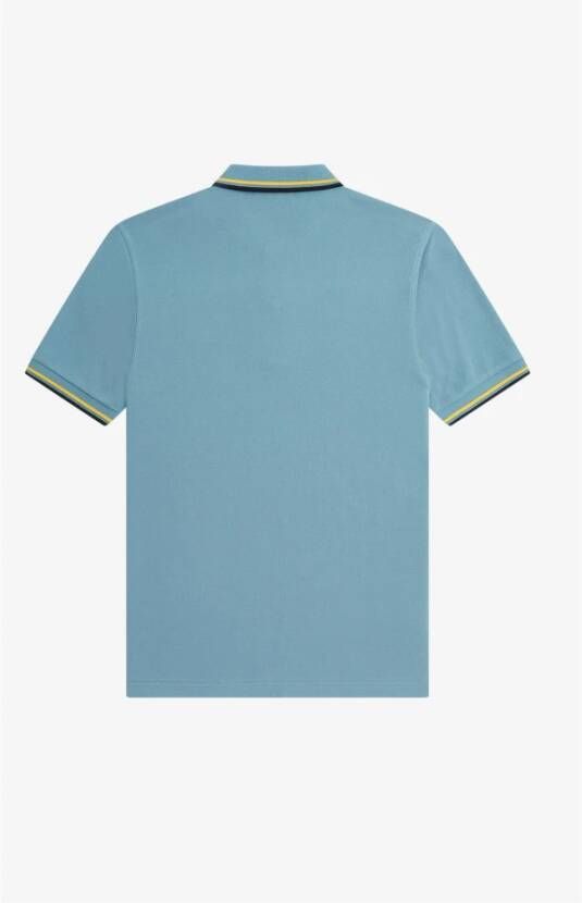 Fred Perry Blauwe Polo Shirts voor Moderne Mannen Blauw Heren