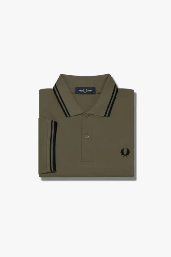 Fred Perry Polo Shirt Groen Heren